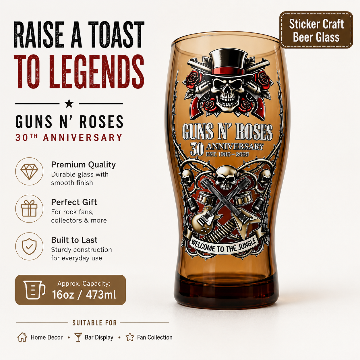 Guns N' Roses 30th Anniversary - Vintage Collectible Guns บทวิจารณ์และราคา
