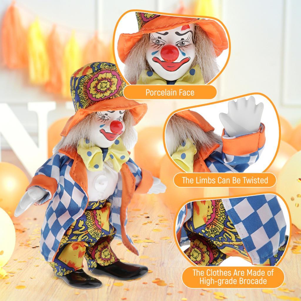 Ceramic Porcelain Jester Clown - Vintage Collectible Porcelain Dolls บทวิจารณ์และราคา