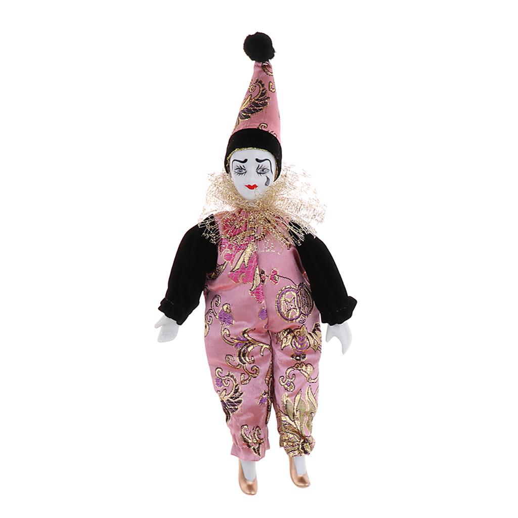 22cm Porcelain Clown Dolls Col - Vintage Collectible Porcelain Dolls บทวิจารณ์และราคา