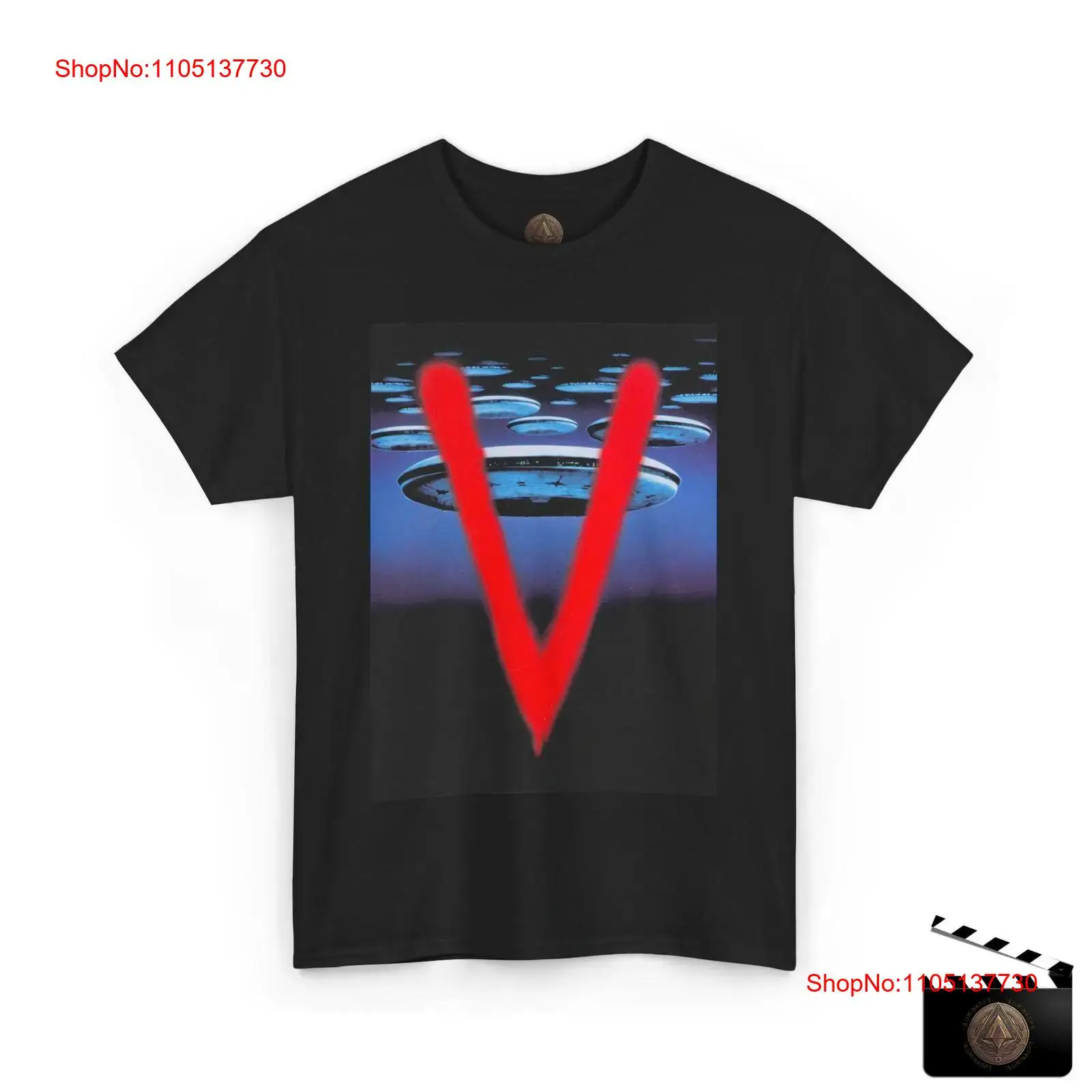 V UFO T Shirt For Retro Visito - Vintage Collectible Show บทวิจารณ์และราคา