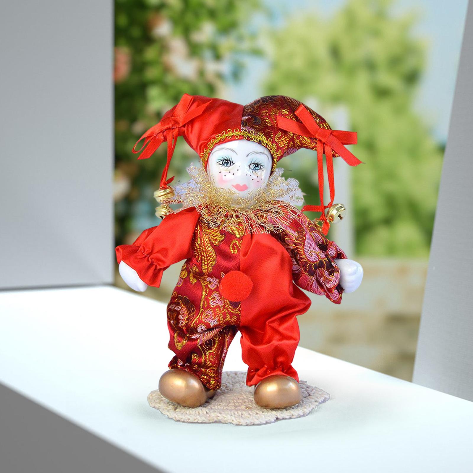 Vintage Harlequin Doll Antique - Vintage Collectible Porcelain Dolls บทวิจารณ์และราคา