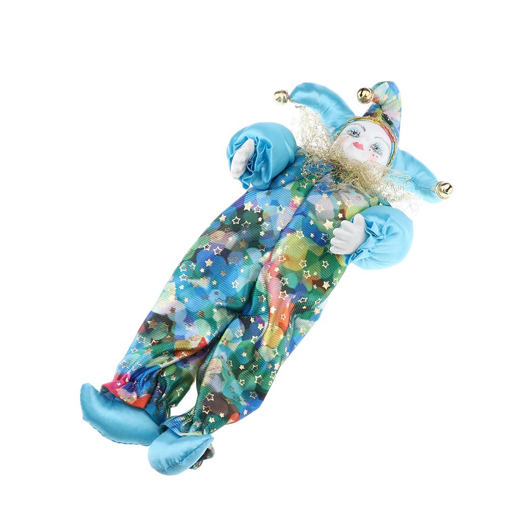 Vintage Cloth Clown Doll Porce - Vintage Collectible Porcelain Dolls บทวิจารณ์และราคา