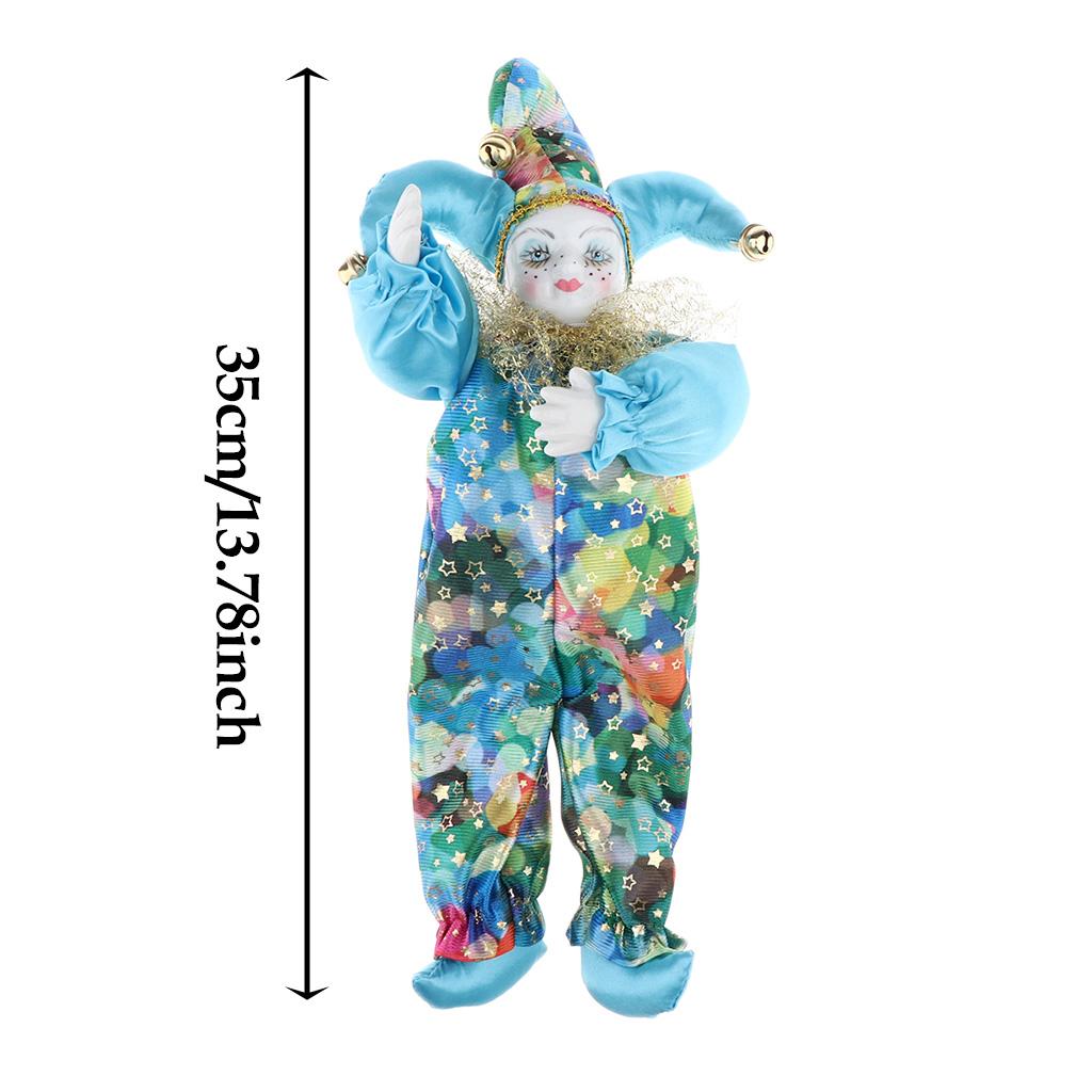 Vintage Cloth Clown Doll Porce - Vintage Collectible Porcelain Dolls บทวิจารณ์และราคา