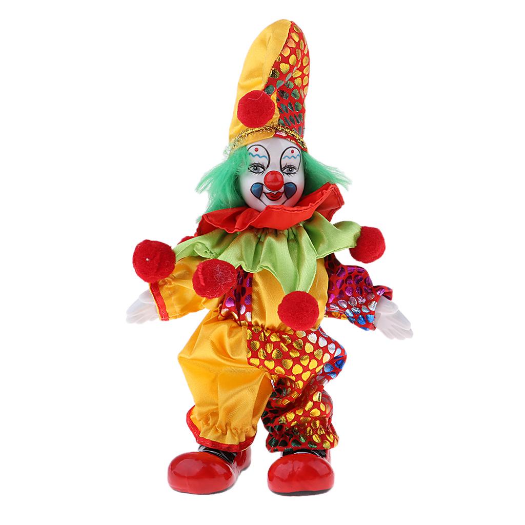 Clown Dolls Porcelain Handcraf - Vintage Collectible Porcelain Dolls บทวิจารณ์และราคา
