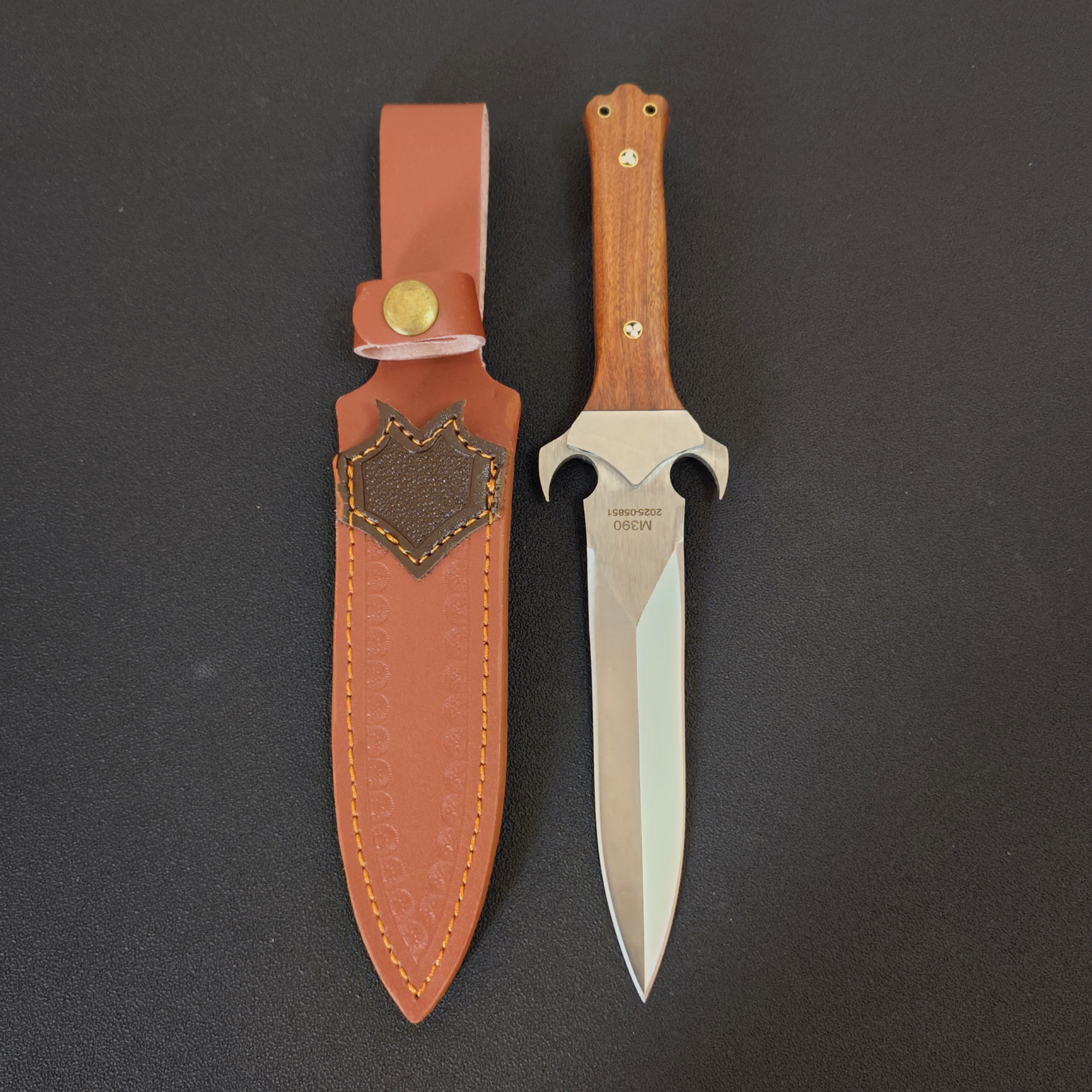 Vintage Fixed Blade Knife with - Vintage Collectible Knife บทวิจารณ์และราคา