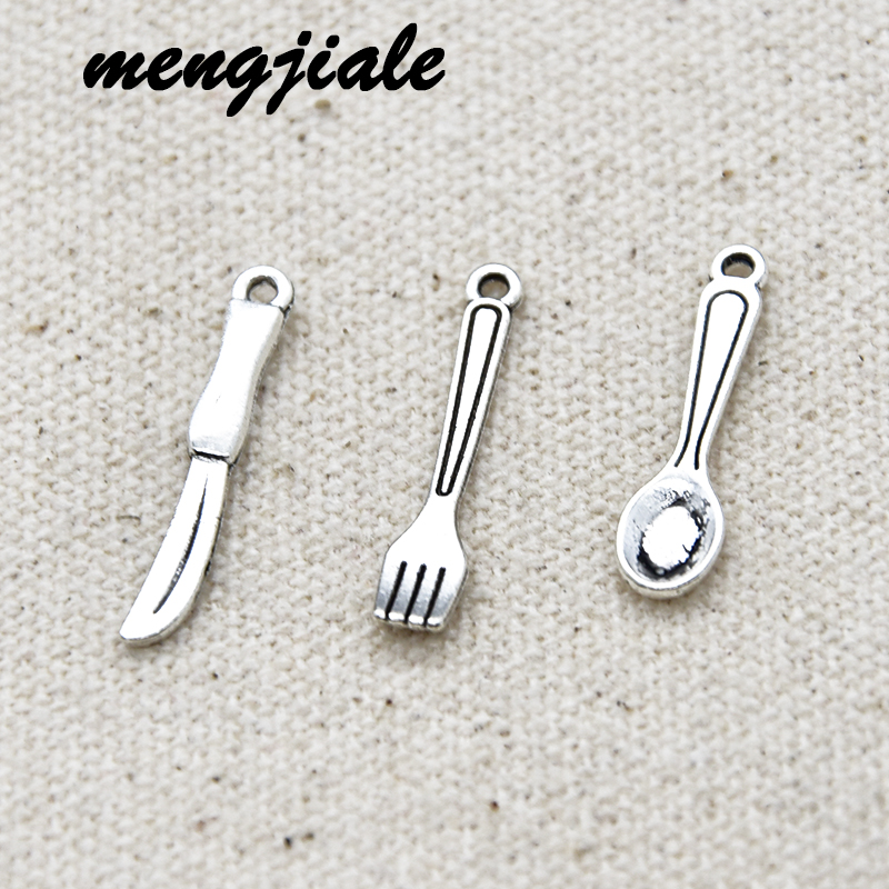 30pcs Antique Silver Cutlery C - Vintage Collectible Knife บทวิจารณ์และราคา