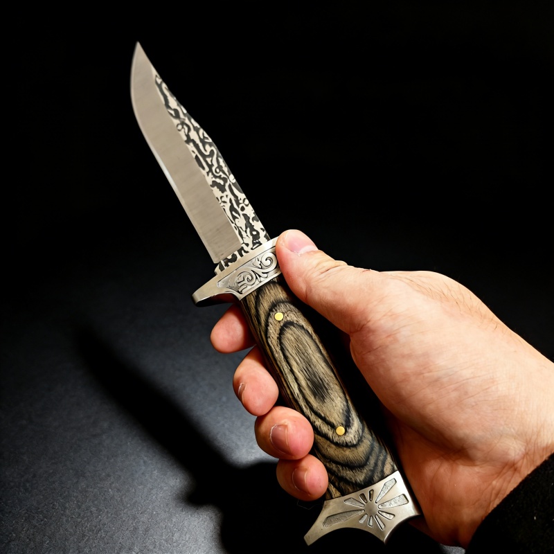 Vintage Engraved Straight Knif - Vintage Collectible Knife บทวิจารณ์และราคา