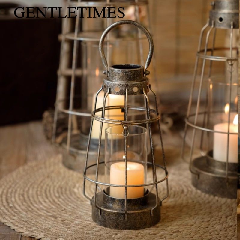 European Iron & Glass Candle H - Vintage Collectible Glass บทวิจารณ์และราคา