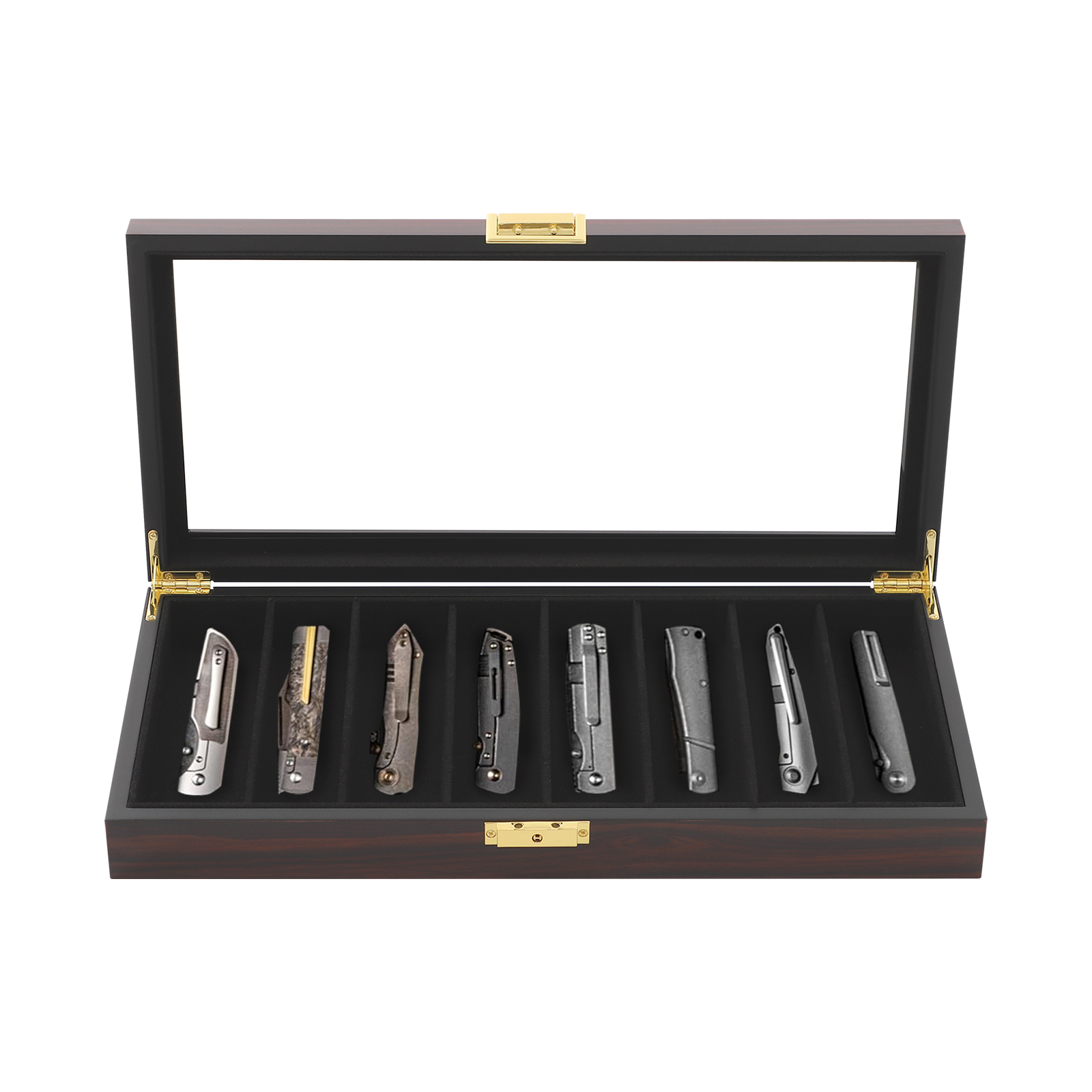 Vintage Ebony Knife Display Ca - Vintage Collectible Knife บทวิจารณ์และราคา