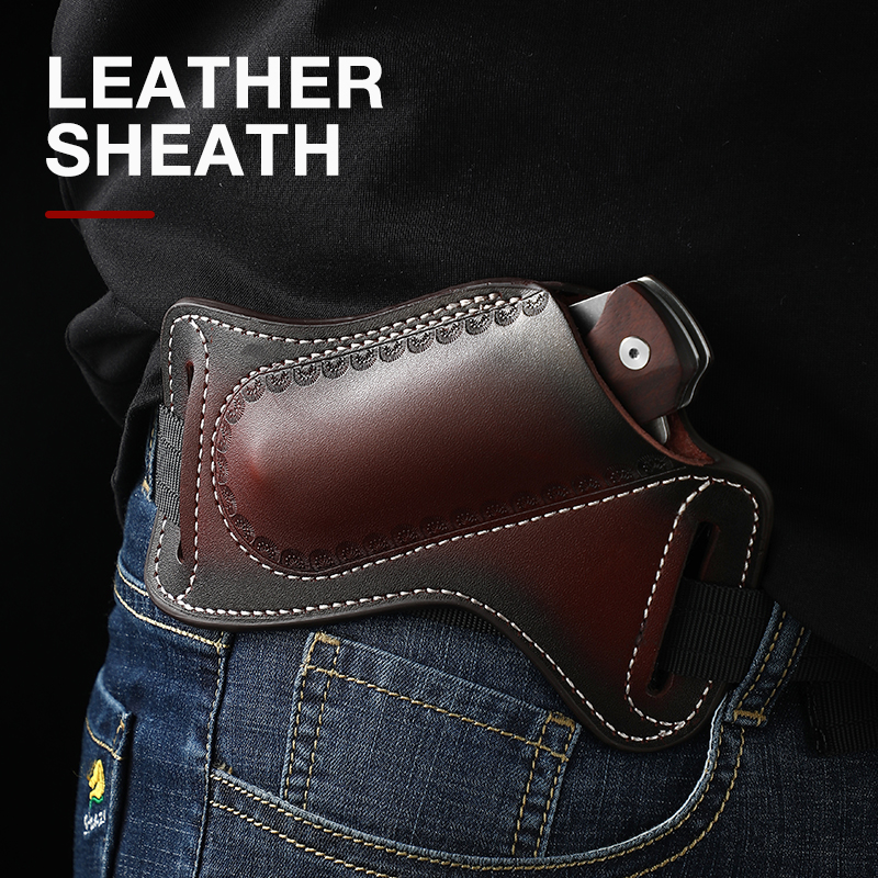 Vintage leather belt cover, ou - Vintage Collectible Knife บทวิจารณ์และราคา