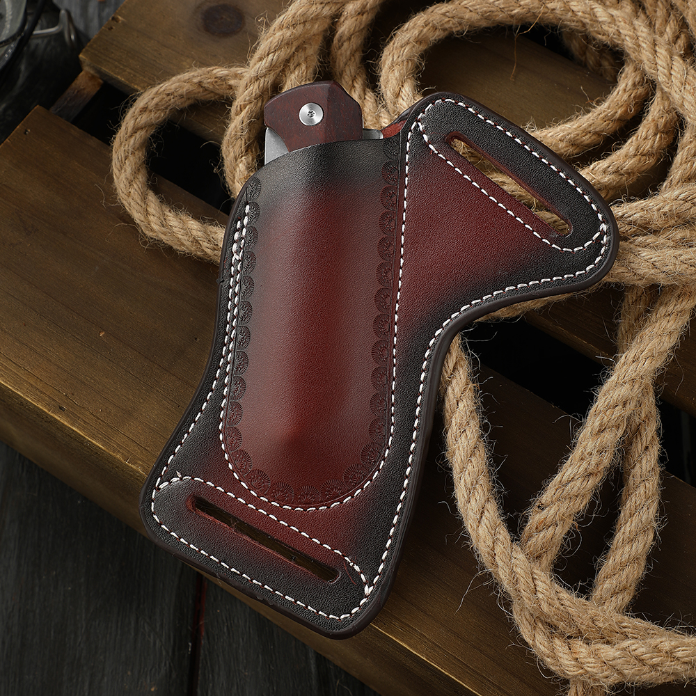 Vintage leather belt cover, ou - Vintage Collectible Knife บทวิจารณ์และราคา
