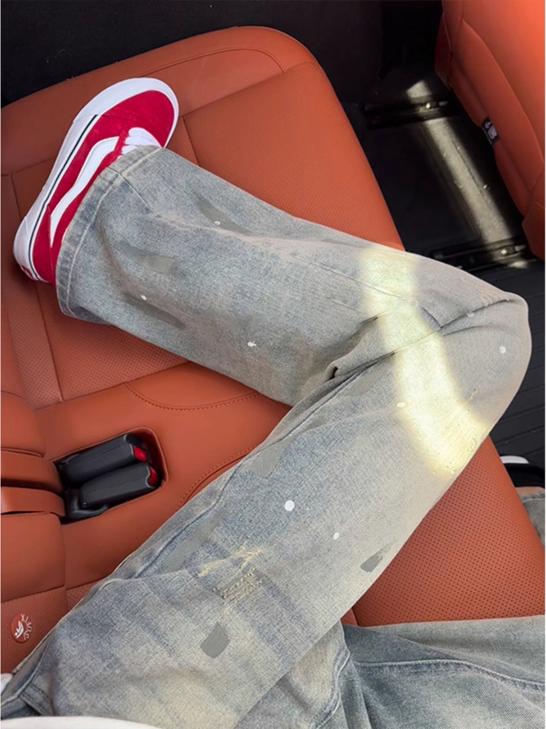 Waed Vintage Men's Jeans High  - Vintage Collectible Knife บทวิจารณ์และราคา