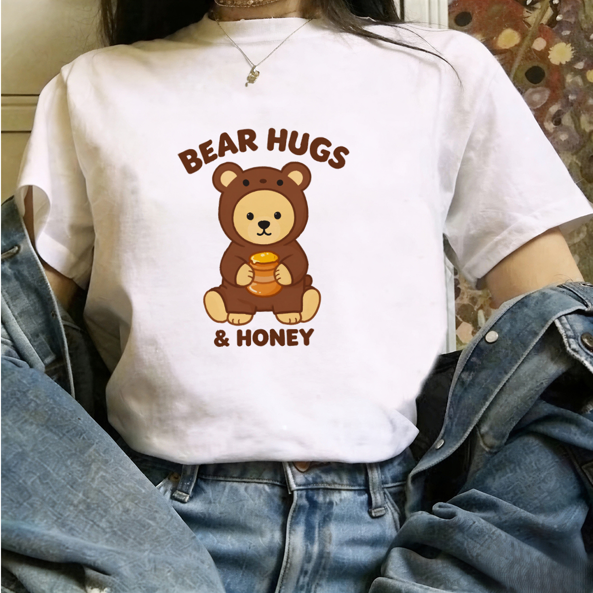 T Shirts Ladies Crepe Fabric T - Vintage Collectible Show บทวิจารณ์และราคา