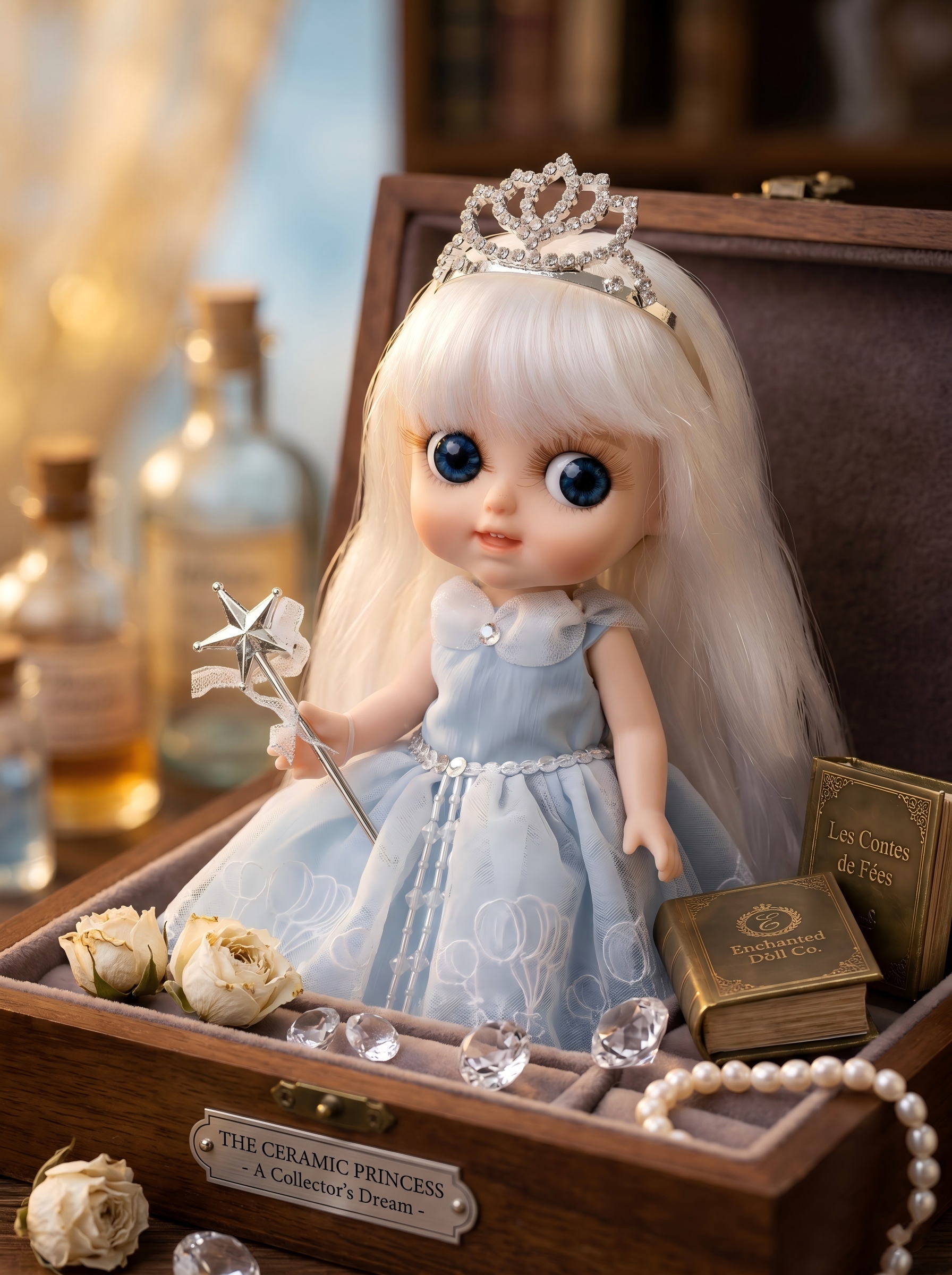 Cloveray 10 inch Porcelain Dol - Vintage Collectible Porcelain Dolls บทวิจารณ์และราคา