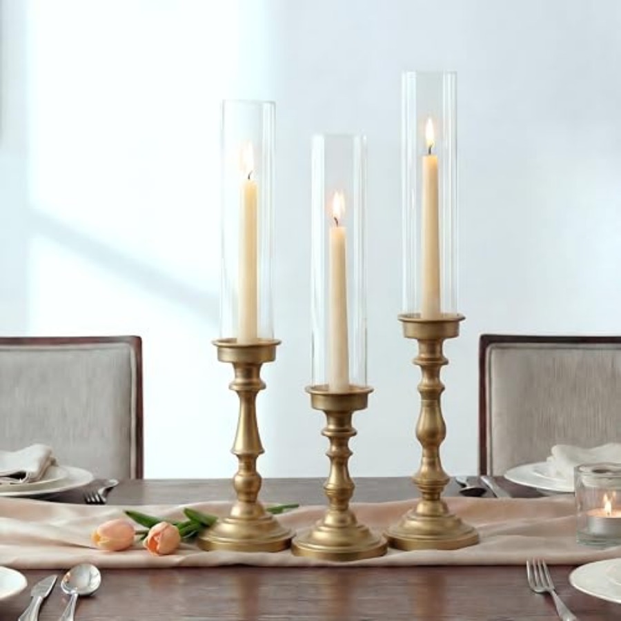 Hurricane Candle Holder for Ce - Vintage Collectible Glass บทวิจารณ์และราคา