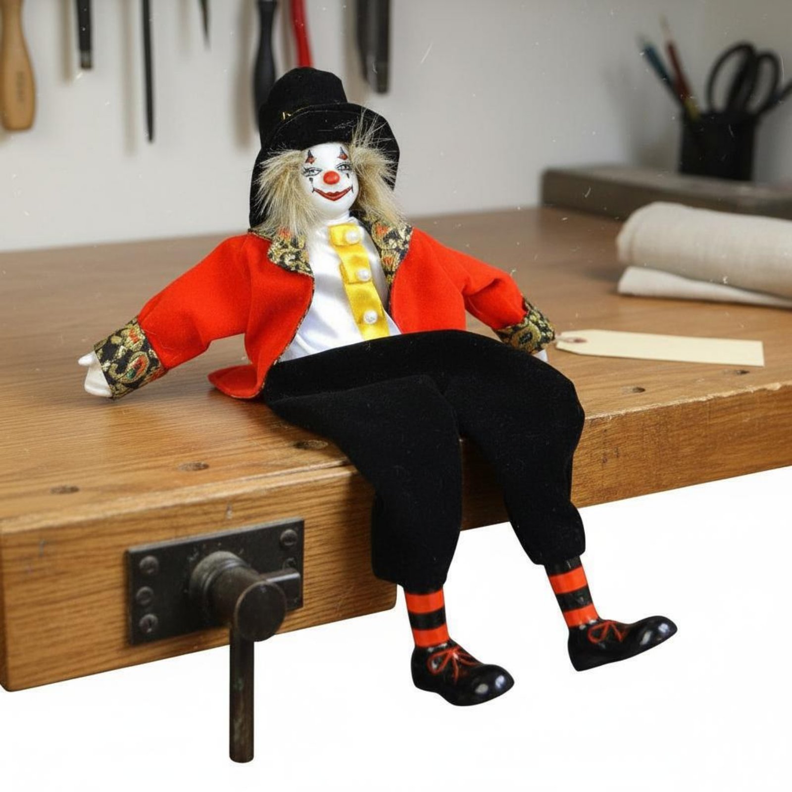 Soft Leg Clown Doll Collectibl - Vintage Collectible Porcelain Dolls บทวิจารณ์และราคา